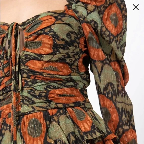 NWT Ulla Johnson Naiya Long Sleeve dress Sz 10